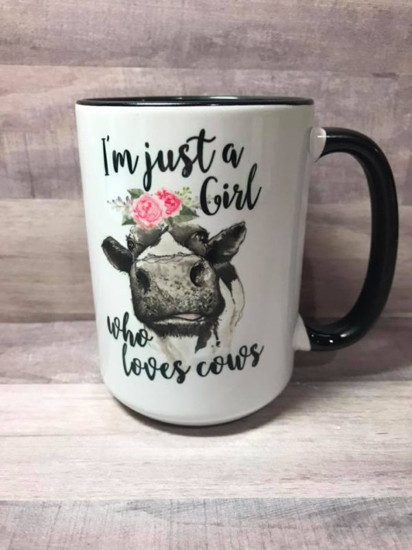 I'm Just A Girl Who Loves Cows Mug
