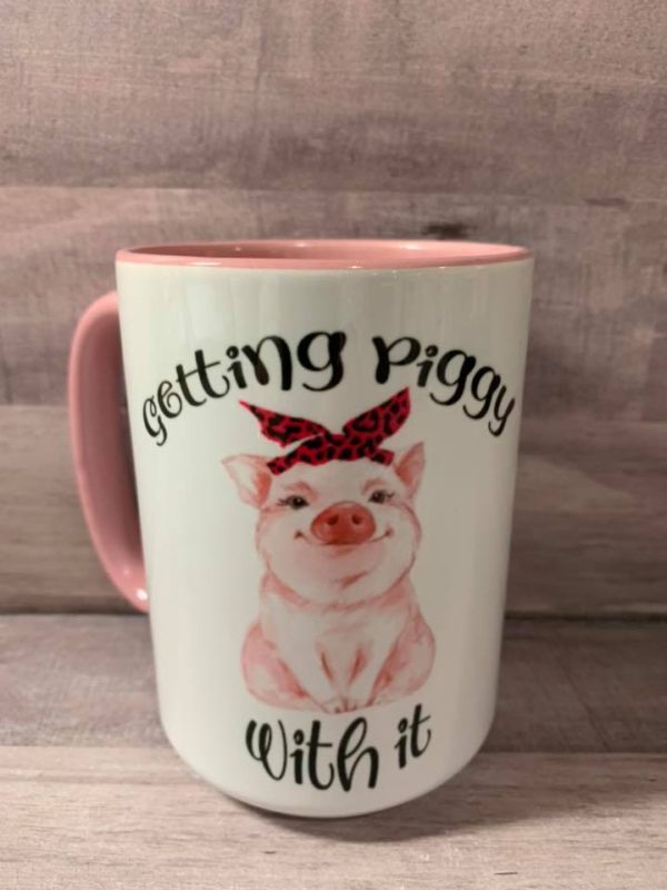 Getting Piggy With It Mug